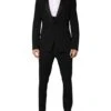 Dolce & Gabbana Black Wool 3 Piece Single Breasted Men's Suit (Pre-Owned) 1 Dolce & Gabbana Black Wool 3 Piece Single Breasted Men's Suit (Pre-Owned) -Lux Lair Store 8352443