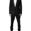 Dolce & Gabbana Black Wool Men Single Breasted 2 Piece Men's Suit -Lux Lair Store 8352458
