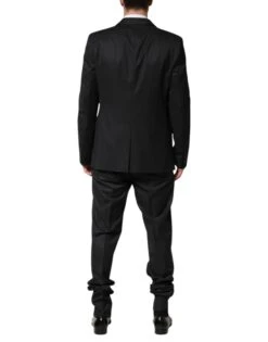 Dolce & Gabbana Dark Gray Wool Single Breasted 2 Piece Men's Suit 9 Dolce & Gabbana Dark Gray Wool Single Breasted 2 Piece Men's Suit -Lux Lair Store 8352489