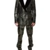 Dolce & Gabbana Metallic Floral Jacquard Silk 2 Piece Men's Suit -Lux Lair Store 8352668