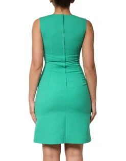 Dolce & Gabbana Green Sleeveless Bodycon A-line Mini Women's Dress (Pre-Owned) 9 Dolce & Gabbana Green Sleeveless Bodycon A-line Mini Women's Dress (Pre-Owned) -Lux Lair Store 8352836