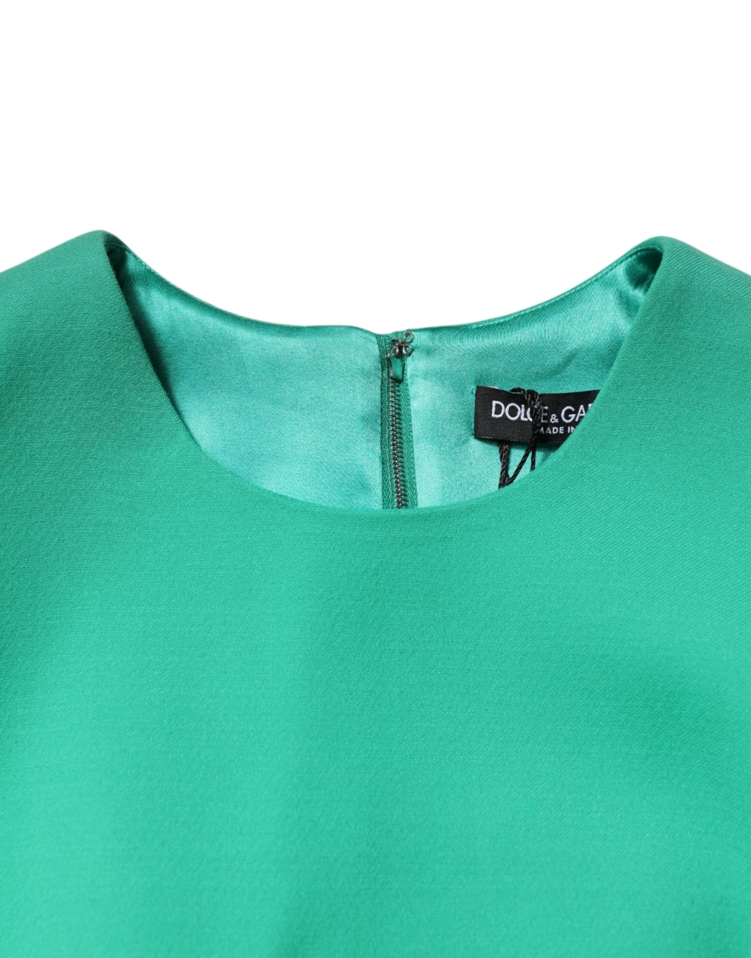 Dolce & Gabbana Green Sleeveless Bodycon A-line Mini Women's Dress (Pre-Owned) 6 Dolce & Gabbana Green Sleeveless Bodycon A-line Mini Women's Dress (Pre-Owned) - Image 4