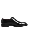 Dolce & Gabbana Black Leather Monk Strap Derby Formal Men's Shoes