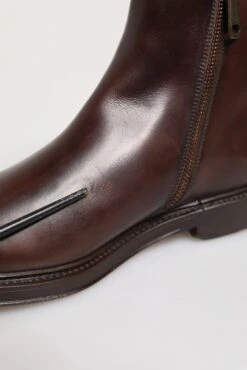 Dolce & Gabbana Brown Chelsea Leather Mid Calf Boots Men's Shoes (Pre-Owned) 11 Dolce & Gabbana Brown Chelsea Leather Mid Calf Boots Men's Shoes (Pre-Owned) -Lux Lair Store 8360070