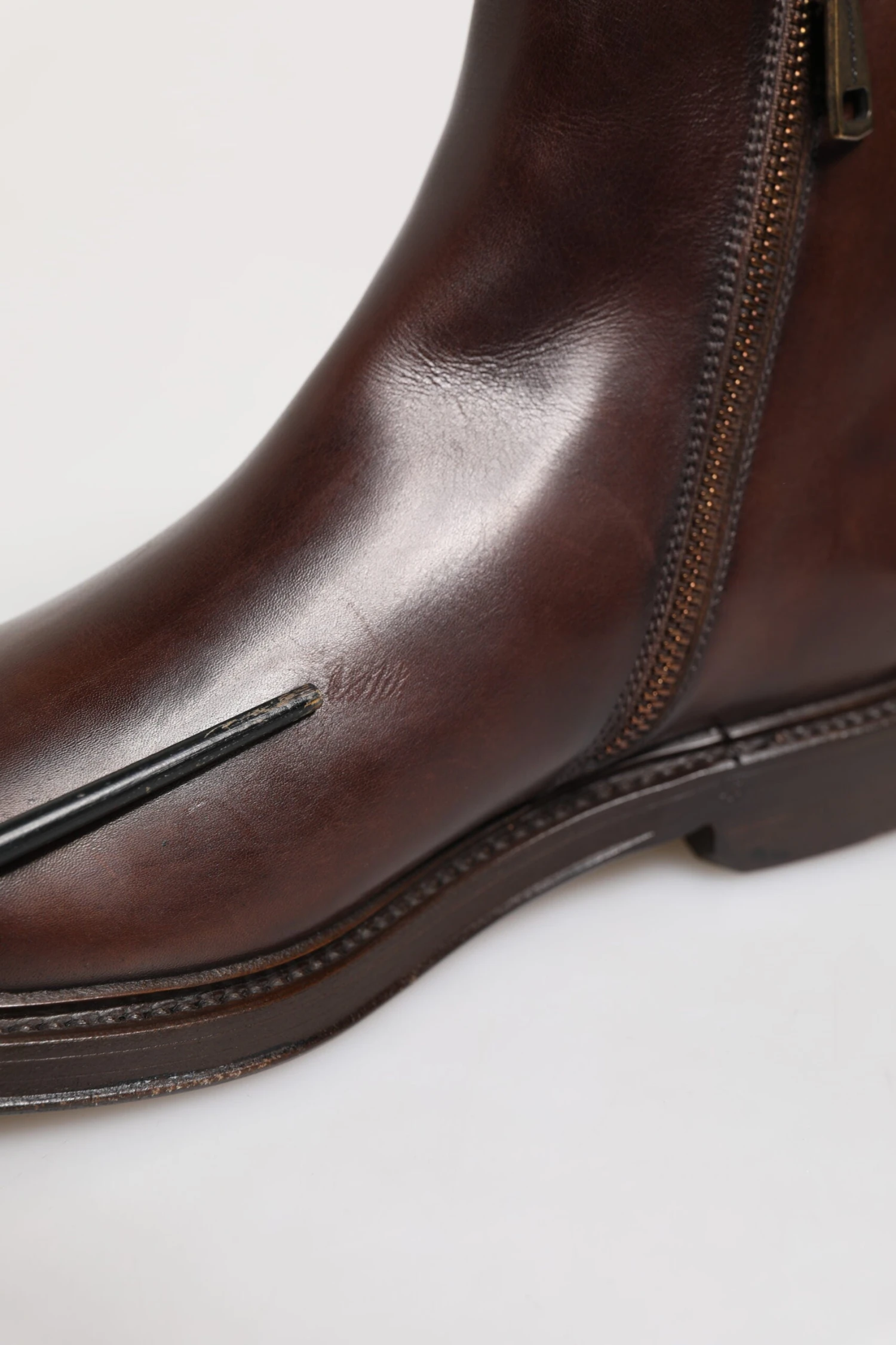 Dolce & Gabbana Brown Chelsea Leather Mid Calf Boots Men's Shoes (Pre-Owned) 7 Dolce & Gabbana Brown Chelsea Leather Mid Calf Boots Men's Shoes (Pre-Owned) - Image 5