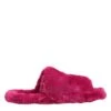 Dolce & Gabbana Pink Acrylic Faux Fur Mens Flats Sandals Men's Shoes -Lux Lair Store 8376013