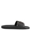 Dolce & Gabbana Black Rubber Sacred Heart Slides Men Beachwear Men's Shoes 2 Dolce & Gabbana Black Rubber Sacred Heart Slides Men Beachwear Men's Shoes -Lux Lair Store 8376253