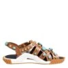Dolce & Gabbana Brown Leather Studded Slides Sandals Men's Shoes -Lux Lair Store 8376262