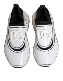 Dolce & Gabbana White Black Logo Plaque Daymaster Men Sneakers Men's Shoes (Pre-Owned) 10 Dolce & Gabbana White Black Logo Plaque Daymaster Men Sneakers Men's Shoes (Pre-Owned) -Lux Lair Store 8395670