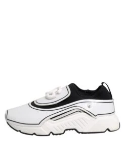 Dolce & Gabbana White Black Logo Plaque Daymaster Men Sneakers Men's Shoes (Pre-Owned) 13 Dolce & Gabbana White Black Logo Plaque Daymaster Men Sneakers Men's Shoes (Pre-Owned) -Lux Lair Store 8395673