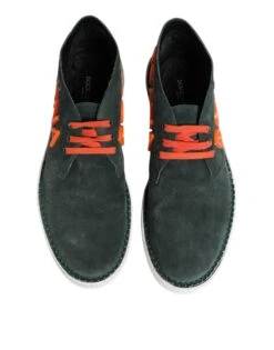 Dolce & Gabbana Green Derby Logo Casual Men Sneakers Men's Shoes -Lux Lair Store 8406733