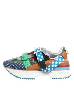 Dolce & Gabbana Multicolor Leather Low Top Sneakers Men's Shoes 13 Dolce & Gabbana Multicolor Leather Low Top Sneakers Men's Shoes -Lux Lair Store 8406797