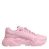 Dolce & Gabbana Pink Leather Daymaster Low Top Sneakers Men's Shoes -Lux Lair Store 8411137