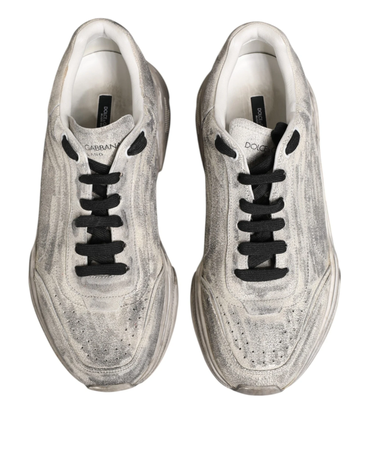 Dolce & Gabbana White Daymaster Low Top Men Sneakers Men's Shoes (Pre-Owned) 5 Dolce & Gabbana White Daymaster Low Top Men Sneakers Men's Shoes (Pre-Owned) - Image 3