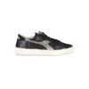 Diadora Black Fabric Women's Sneaker -Lux Lair Store 8431077