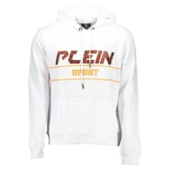 Plein Sport White Cotton Men's Sweatshirt