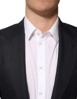 Dolce & Gabbana Dark Blue Single Breasted Men Suit Men's Blazer (Pre-Owned) -Lux Lair Store 8449250