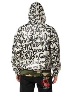 Dolce & Gabbana Multicolor Hooded DGMania Sweatshirt Men's Sweater -Lux Lair Store 8449712