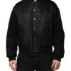 Dolce & Gabbana Black Polyester Logo Plaque Bomber Men's Jacket (Pre-Owned) -Lux Lair Store 8450068