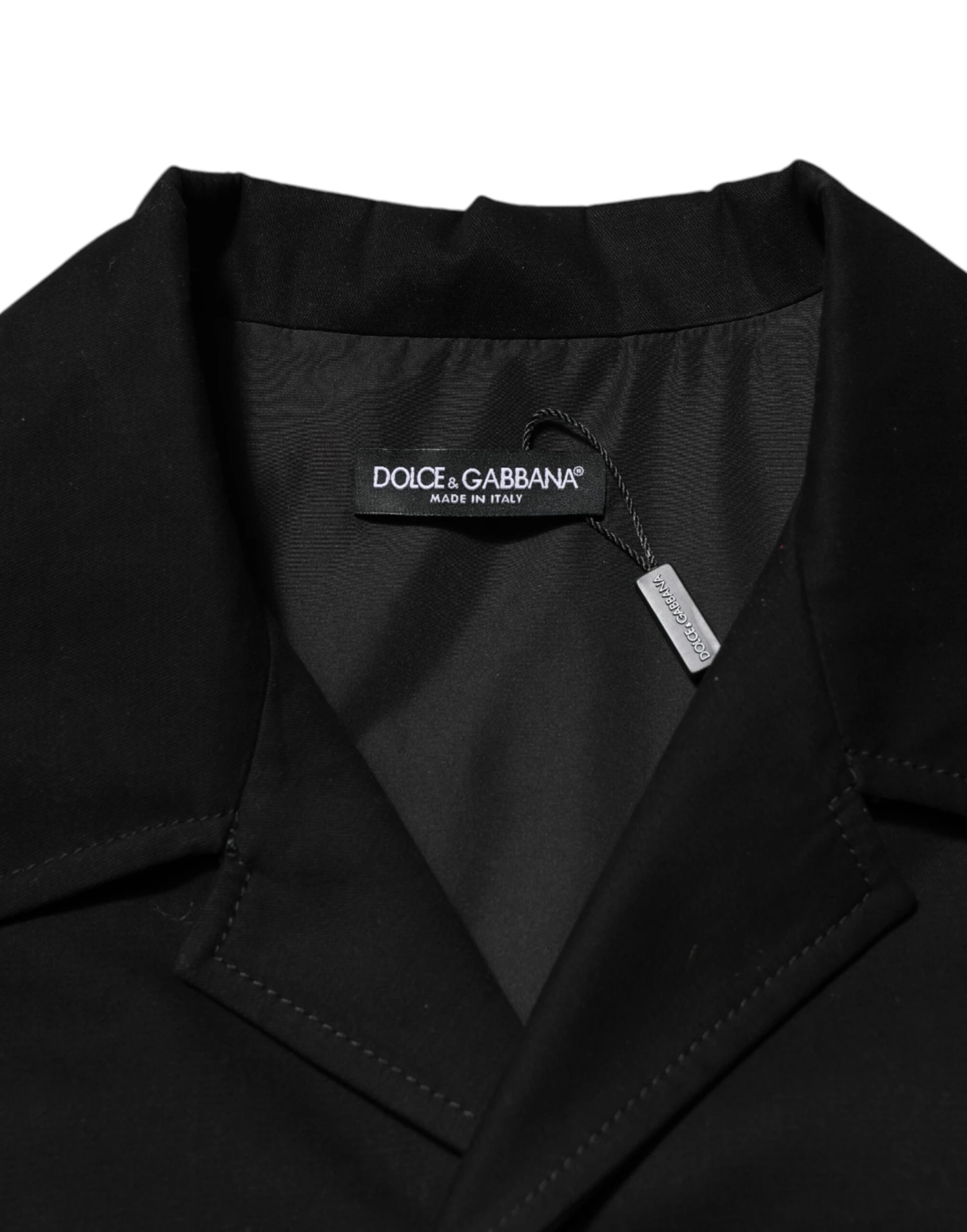 Dolce & Gabbana Black Short Sleeve Button Men Casual Men's Shirt 6 Dolce & Gabbana Black Short Sleeve Button Men Casual Men's Shirt - Image 4