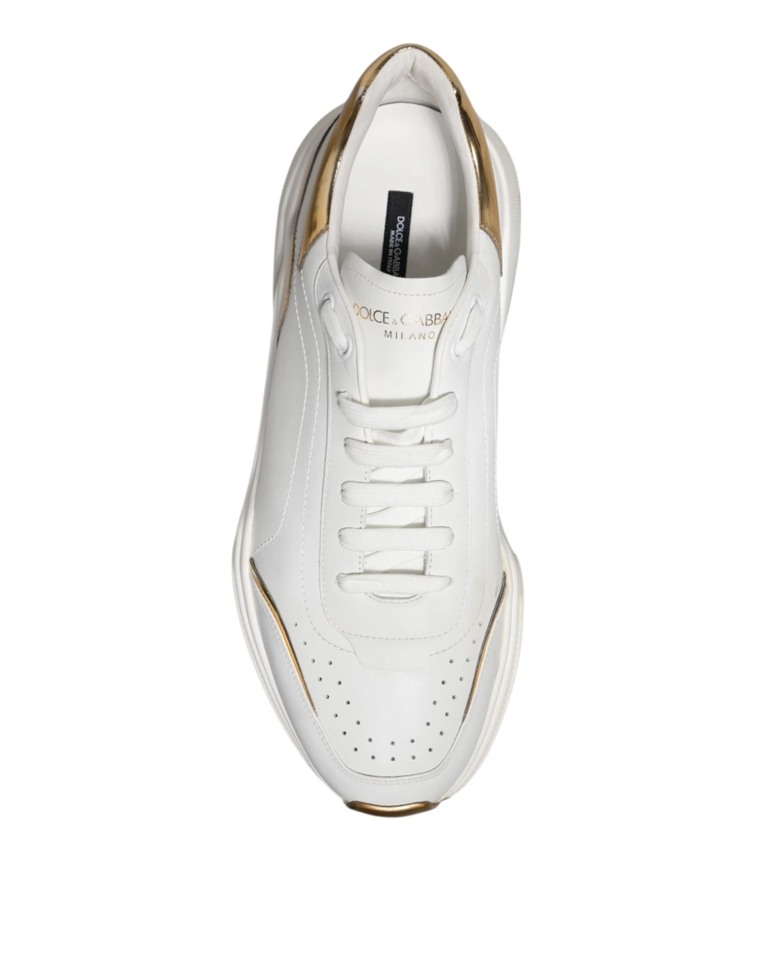 Dolce & Gabbana White Daymaster Leather Low Top Sneakers Men's Shoes (Pre-Owned) 8 Dolce & Gabbana White Daymaster Leather Low Top Sneakers Men's Shoes (Pre-Owned) - Image 6