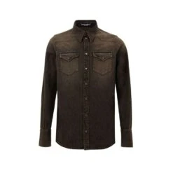 Dolce & Gabbana Brown Cotton Men's Denim