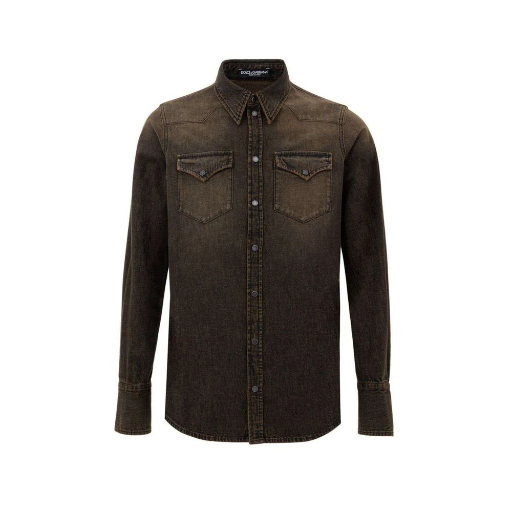 Dolce & Gabbana Brown Cotton Men's Denim 3 Dolce & Gabbana Brown Cotton Men's Denim