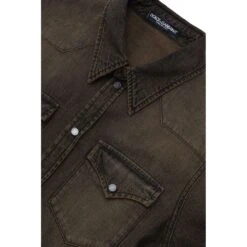 Dolce & Gabbana Brown Cotton Men's Denim 8 Dolce & Gabbana Brown Cotton Men's Denim -Lux Lair Store 8486464