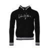 Dolce & Gabbana Black Hooded Logo Print Sweatshirt Men's Sweater (Pre-Owned) -Lux Lair Store 8488975