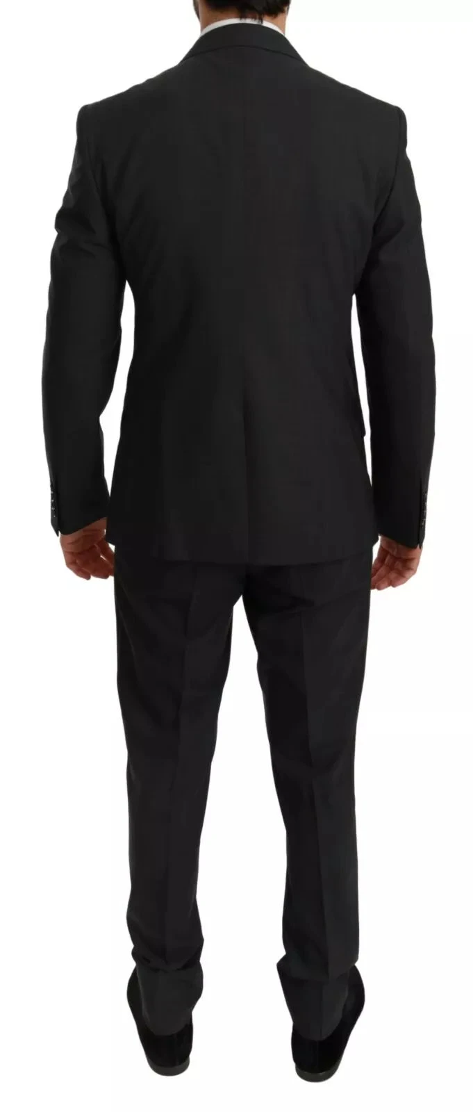 Dolce & Gabbana Slim Fit MARTINI Wool Gray Men's Suit 6 Dolce & Gabbana Slim Fit MARTINI Wool Gray Men's Suit - Image 4