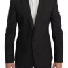 Dolce & Gabbana Slim Fit MARTINI Wool Gray Men's Suit -Lux Lair Store 8627264