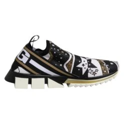 Dolce & Gabbana Multicolor Sorrento Low Top Sneakers Men's Shoes