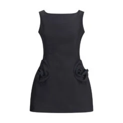 Magda Butrym Short Dress With Women's Roses