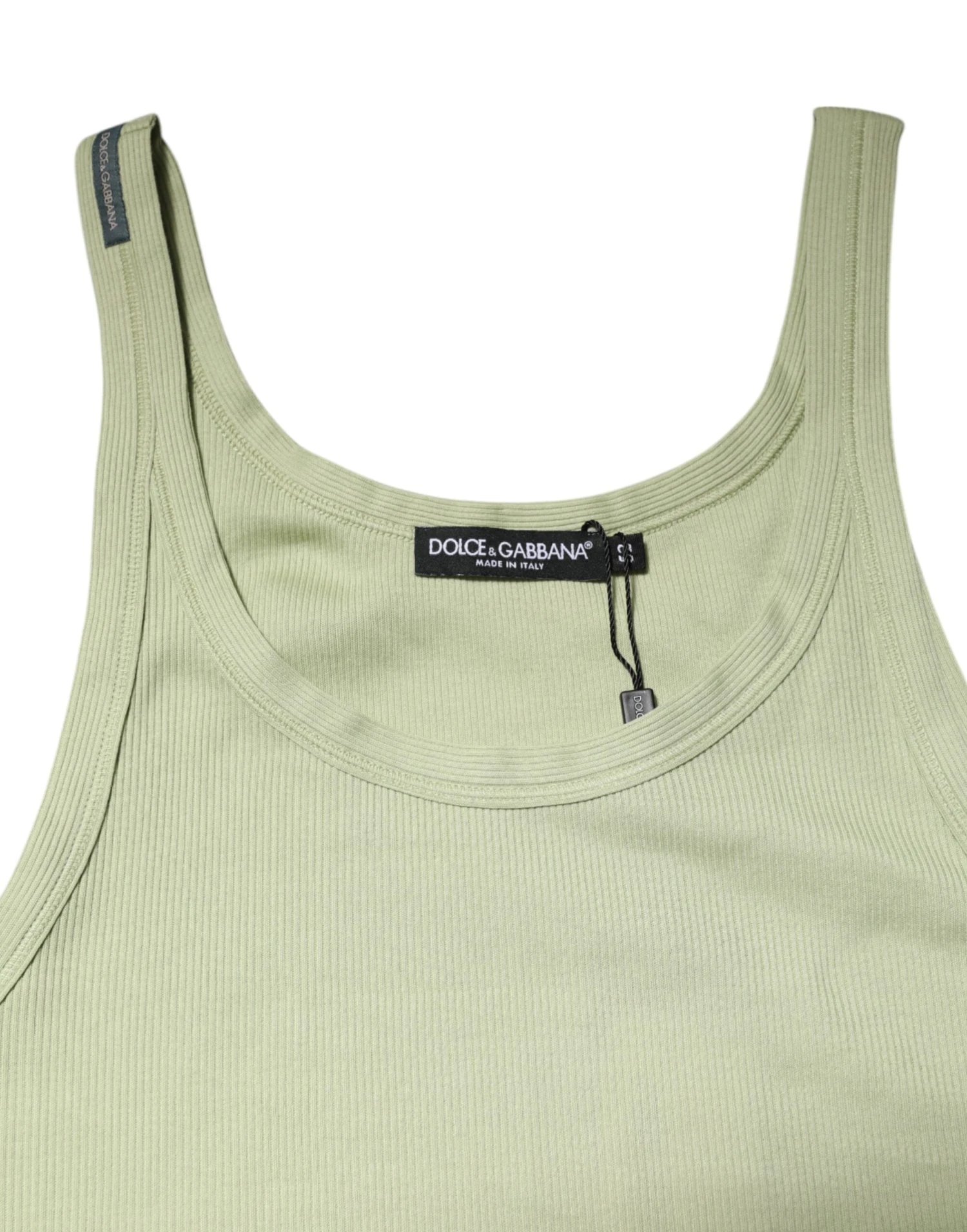 Dolce & Gabbana Light Green Tank Sleeveless Men Men Men's T-shirt 7 Dolce & Gabbana Light Green Tank Sleeveless Men Men Men's T-shirt - Image 5
