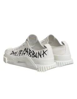 Dolce & Gabbana White Logo Graffiti Low Top Sneakers Men's Shoes 13 Dolce & Gabbana White Logo Graffiti Low Top Sneakers Men's Shoes -Lux Lair Store 8805022