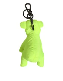 Dolce & Gabbana Neon Green Bear Embroidered Logo Men Keychain Clasp Men's Keyring 10 Dolce & Gabbana Neon Green Bear Embroidered Logo Men Keychain Clasp Men's Keyring -Lux Lair Store 8937345