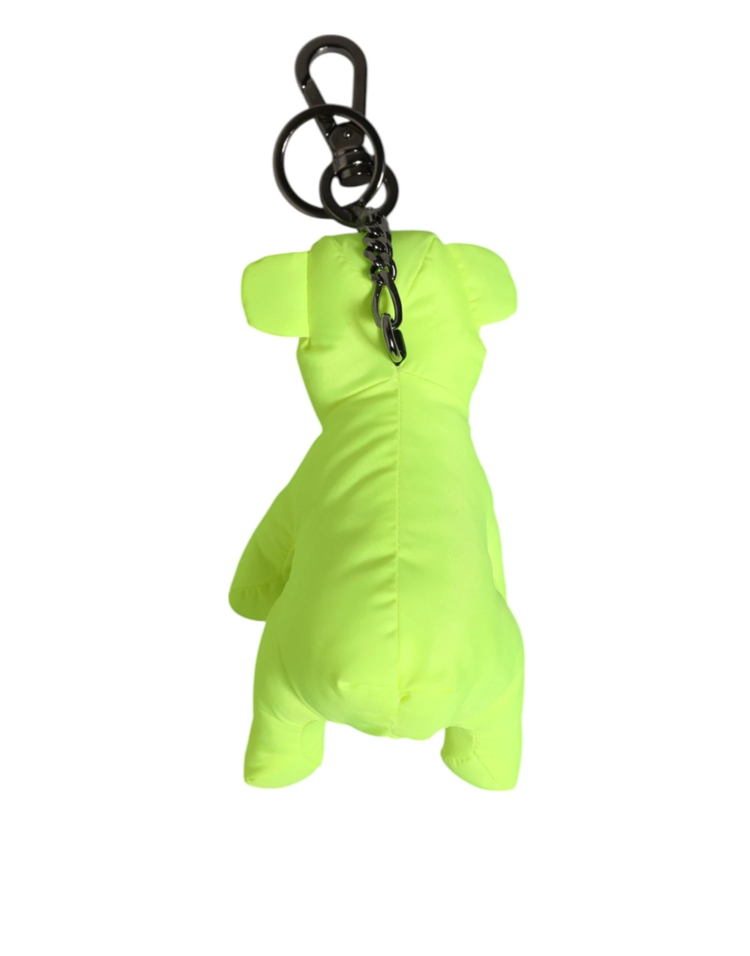 Dolce & Gabbana Neon Green Bear Embroidered Logo Men Keychain Clasp Men's Keyring 6 Dolce & Gabbana Neon Green Bear Embroidered Logo Men Keychain Clasp Men's Keyring - Image 4