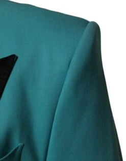 Dolce & Gabbana Cyan 3 Piece Wool Silk Blend Suit Men's SICILIA (Pre-Owned) 11 Dolce & Gabbana Cyan 3 Piece Wool Silk Blend Suit Men's SICILIA (Pre-Owned) -Lux Lair Store 8976733