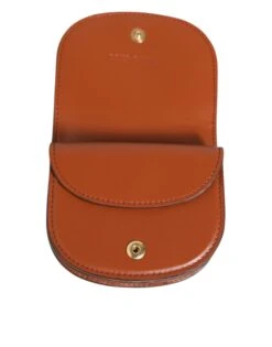 Dolce & Gabbana Brown Leopard Print Calf Leather Small Coin Purse Women's Wallet -Lux Lair Store 9024787