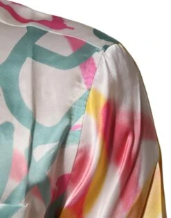 Dolce & Gabbana White Silk Hawaiian Graffiti Print Men Casual Men's Shirt 10 Dolce & Gabbana White Silk Hawaiian Graffiti Print Men Casual Men's Shirt -Lux Lair Store 9045860