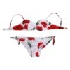 Dolce & Gabbana White Floral Swimsuit 2 Piece Top Bottom Women's Swimwear -Lux Lair Store 9091299
