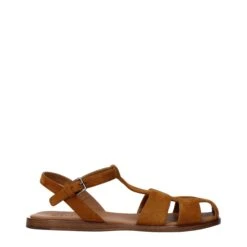 Church's Brown Leather Flat Women's Sandals