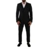 Dolce & Gabbana Black Wool Suits & Men's Blazer -Lux Lair Store 9102073