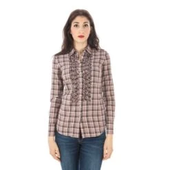 Fred Perry Pink Cotton Women's Shirt