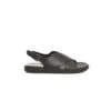 Cerruti 1881 Black Leather Men Men's Sandal