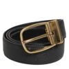 Dolce & Gabbana Black Leather Classic Metal Logo Buckle Men's Belt 2 Dolce & Gabbana Black Leather Classic Metal Logo Buckle Men's Belt -Lux Lair Store 9194561