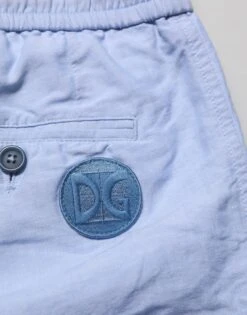Dolce & Gabbana Light Blue Linen Mid Waist Men Bermuda Men's Shorts (Pre-Owned) -Lux Lair Store 9212303
