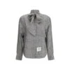 Thom Browne Hunting Tweed Silk Twill Women's Shirt