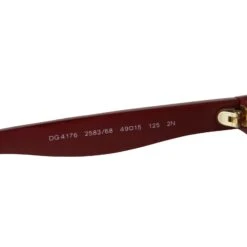 Dolce & Gabbana Girls Red Matt Silk Cat Eye Acetate Frame Sunglasses 4176 2583/68 15 Dolce & Gabbana Girls Red Matt Silk Cat Eye Acetate Frame Sunglasses 4176 2583/68 -Lux Lair Store d 26g 4176 202583 68 12157812 7