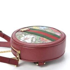 Gucci GG Supreme Monogram Web Flora Mini Ophidia Round Backpack Red 11 Gucci GG Supreme Monogram Web Flora Mini Ophidia Round Backpack Red -Lux Lair Store gucci 20ophidia 20supreme 20gg 20canvas 20floral 20round 20backpack 203